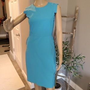 J. Crew Teal Pencil Dress